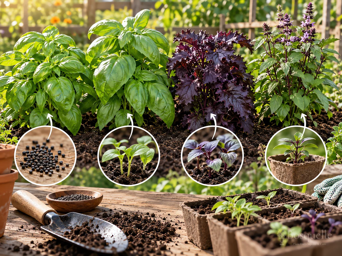 Harvesting Basil guide illustration