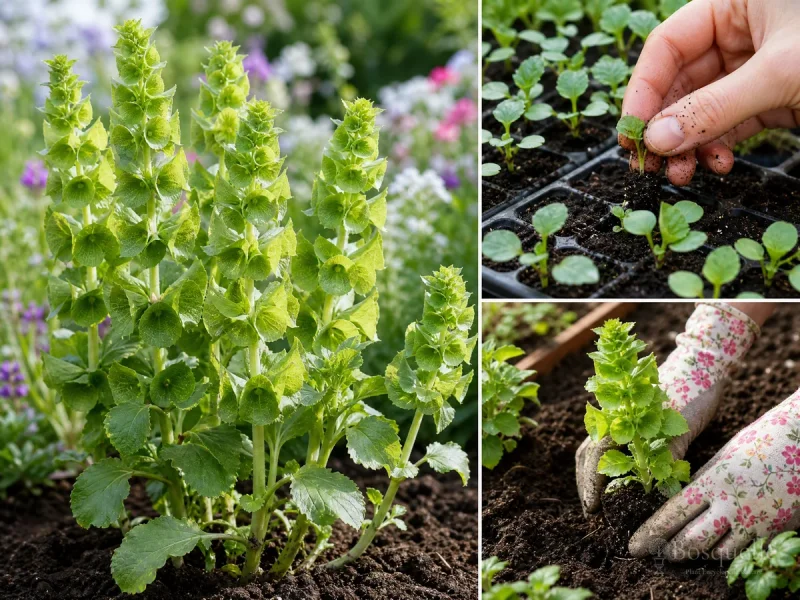 Harvest Bells of Ireland – Green and Half Open Then Hang guide illustration
