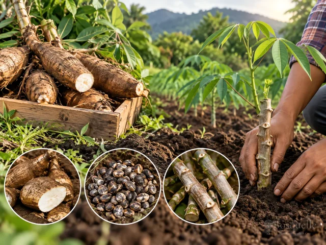 Harvest Cassava – Test-Dig After Eight Months guide illustration
