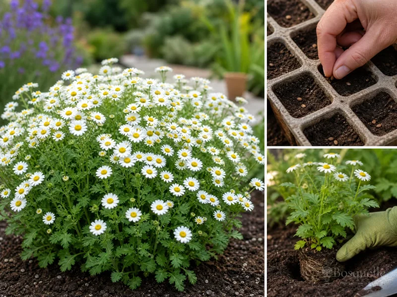 Harvesting Feverfew — for Golden Feverfew