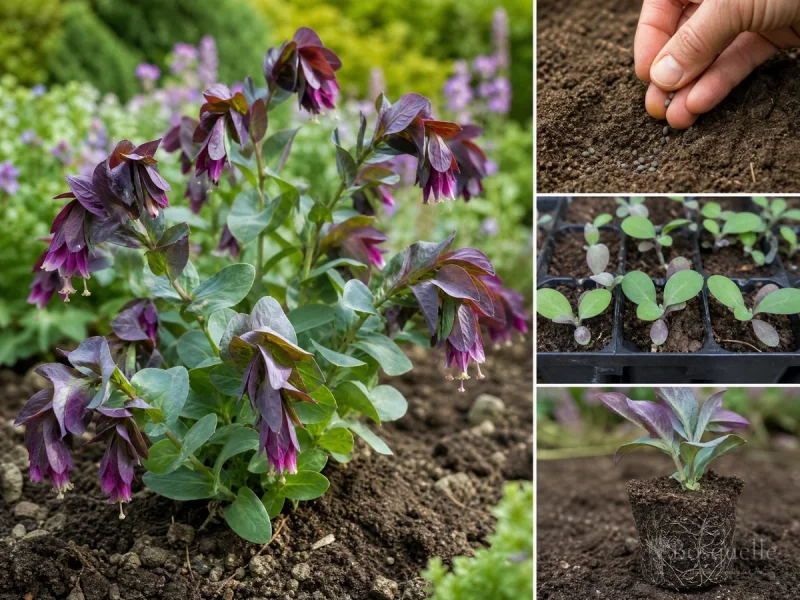 Harvest Honeywort – When Bracts Turn Blue guide illustration