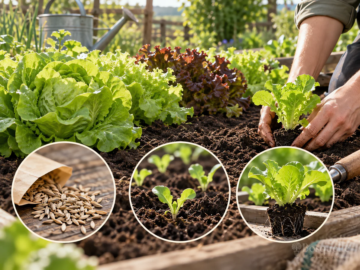 Harvesting Lettuce guide illustration