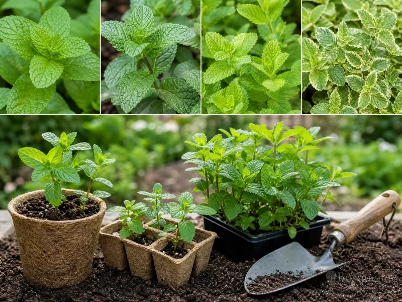 Harvesting Mint — for Moroccan Mint