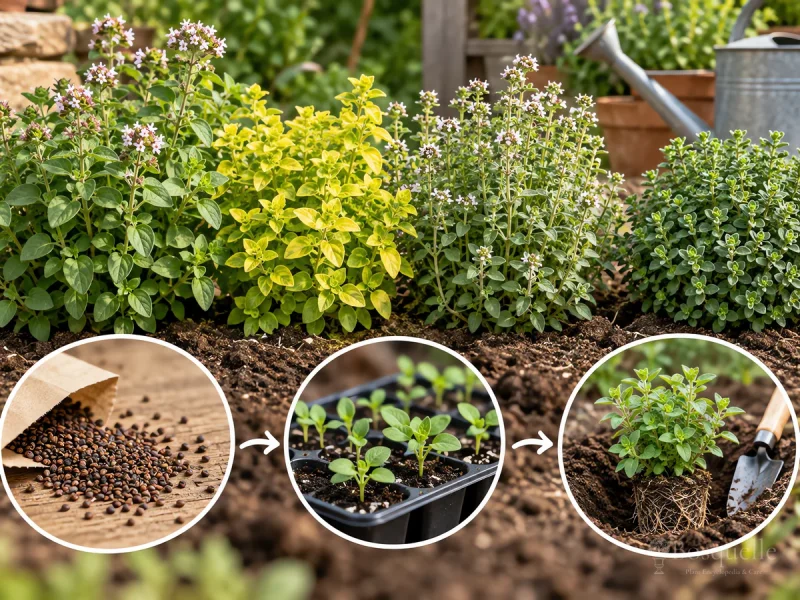 Harvesting Oregano — for Oregano 'Kent Beauty'