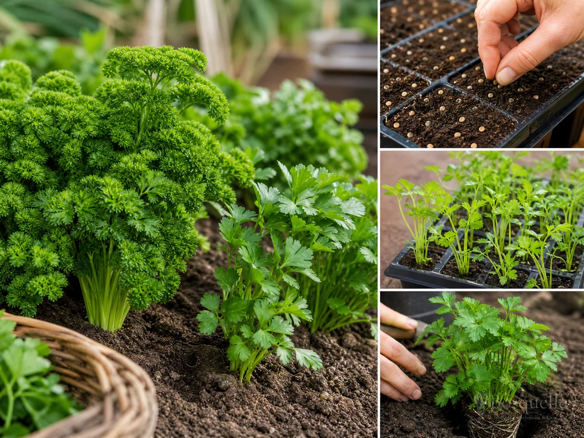 Harvesting Parsley guide illustration