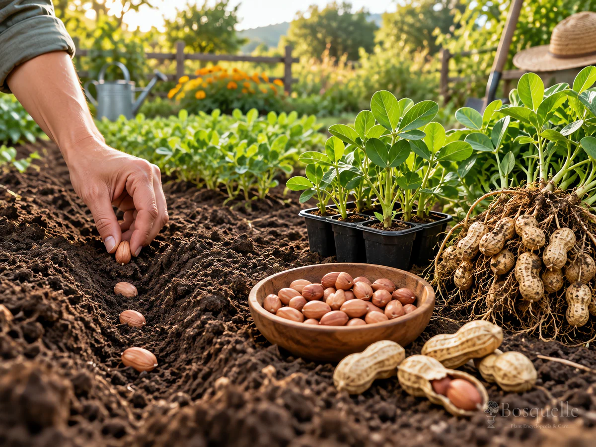 Harvesting Peanuts guide illustration