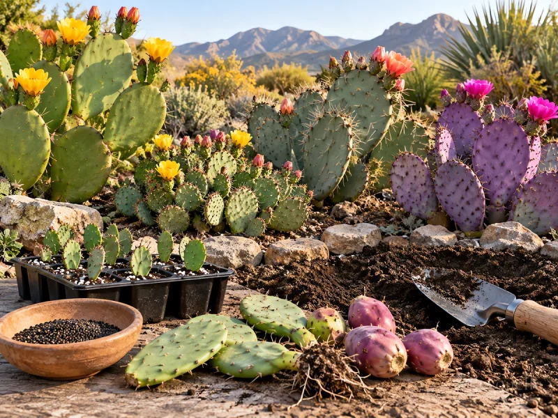 Harvesting Prickly Pear — for Santa Rita Tubac™ Prickly Pear