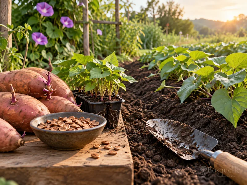 Harvesting Sweetpotato — for Morning Glory