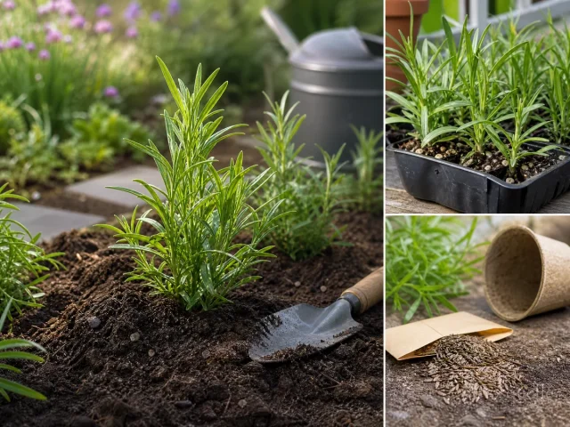 Harvesting Tarragon — for Dwarf Schmidt Wormwood