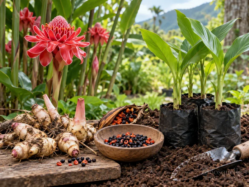 Harvesting Torch Ginger — for Torch Ginger