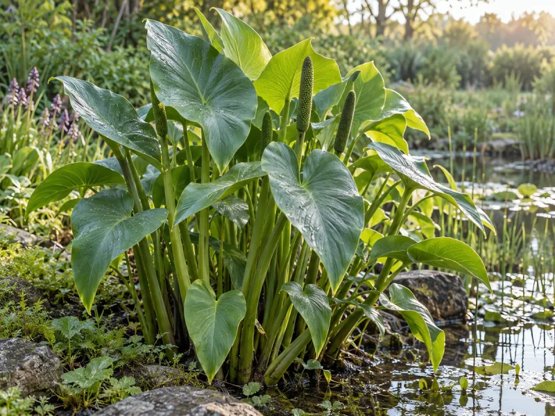 Grow and Care for Arrow Arum guide illustration
