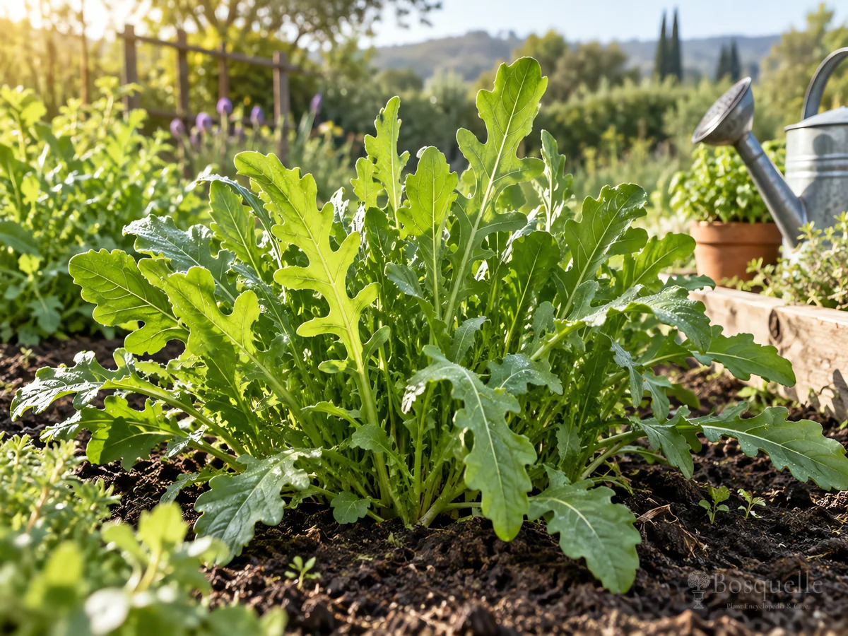 How to Grow Arugula guide illustration