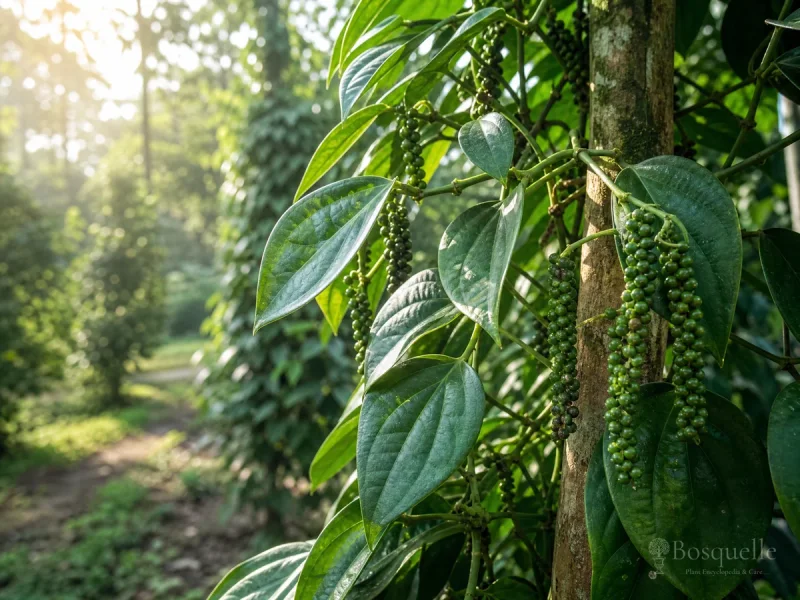 Grow and Care for a Black Pepper Plant guide illustration