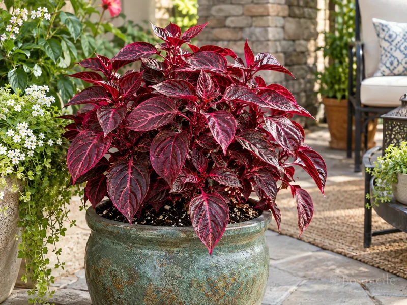 Grow and Care for Bloodleaf Outdoors guide illustration