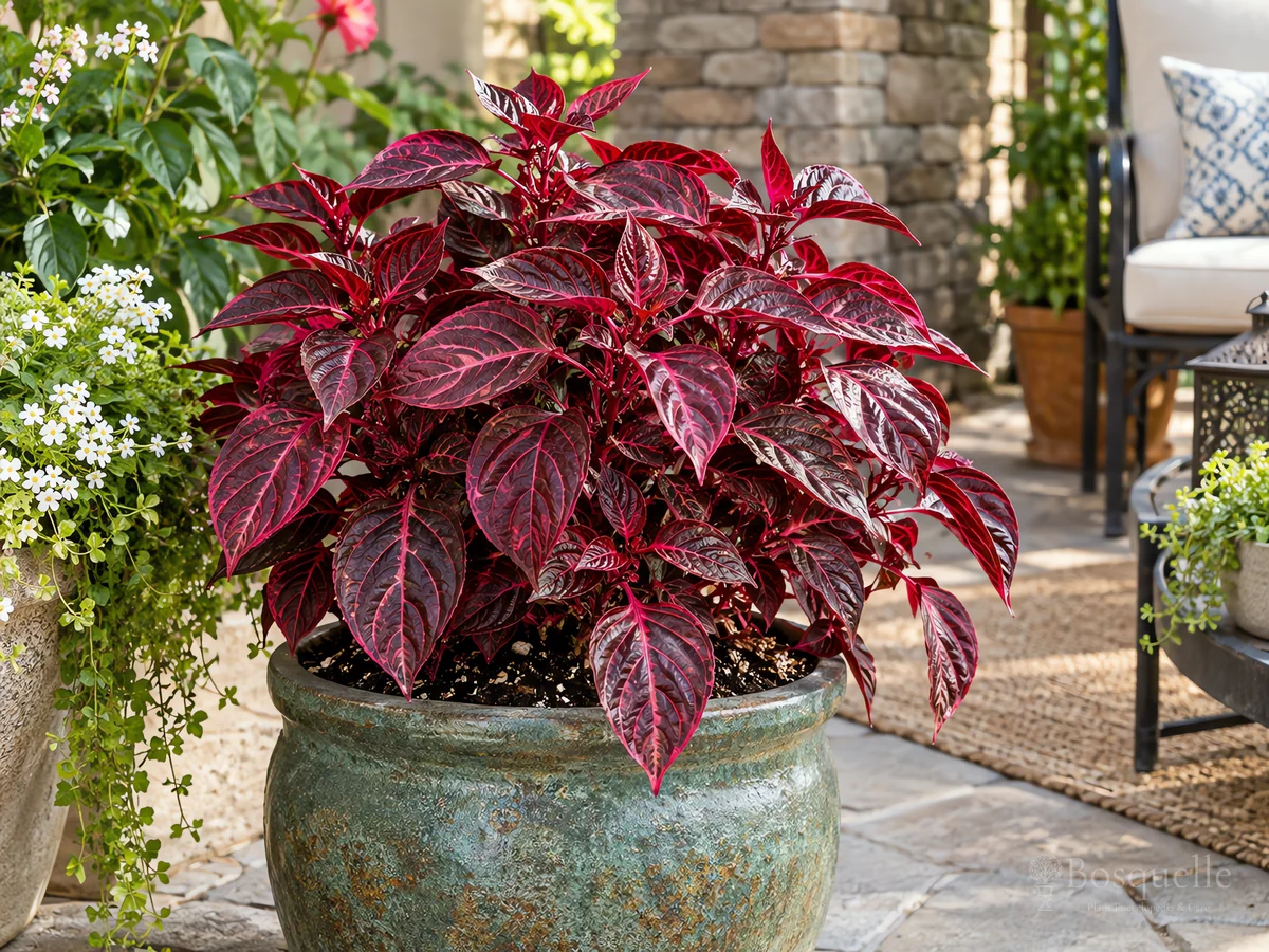 How to Grow Bloodleaf Outdoors guide illustration