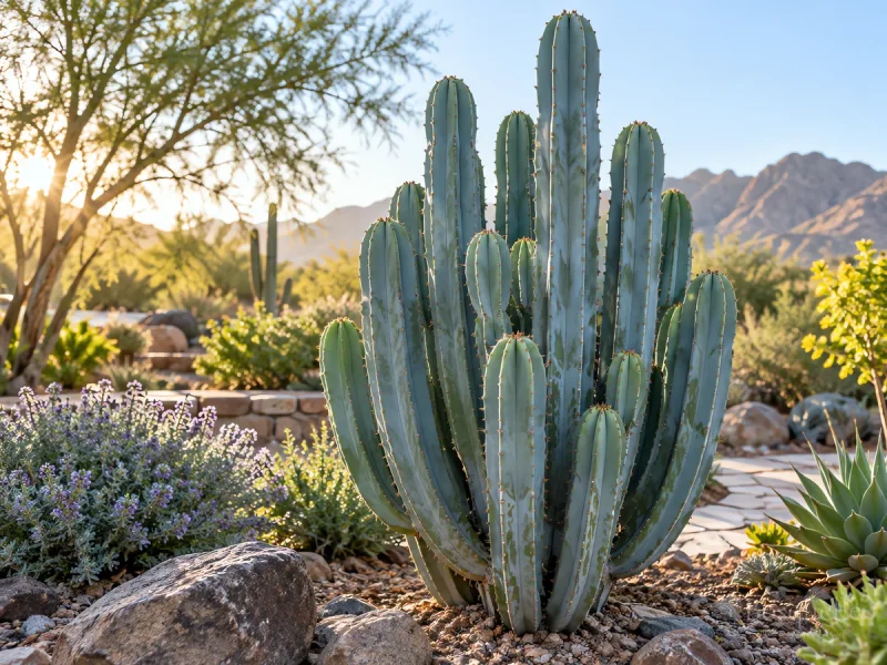 Grow and Care for Blue Candle Cactus guide illustration