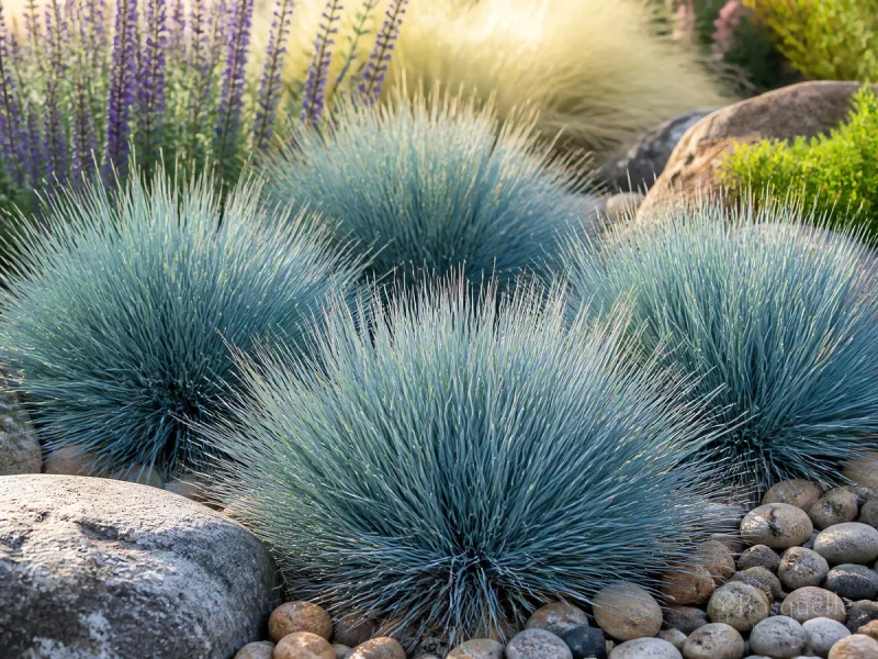Grow and Care for Blue Fescue guide illustration