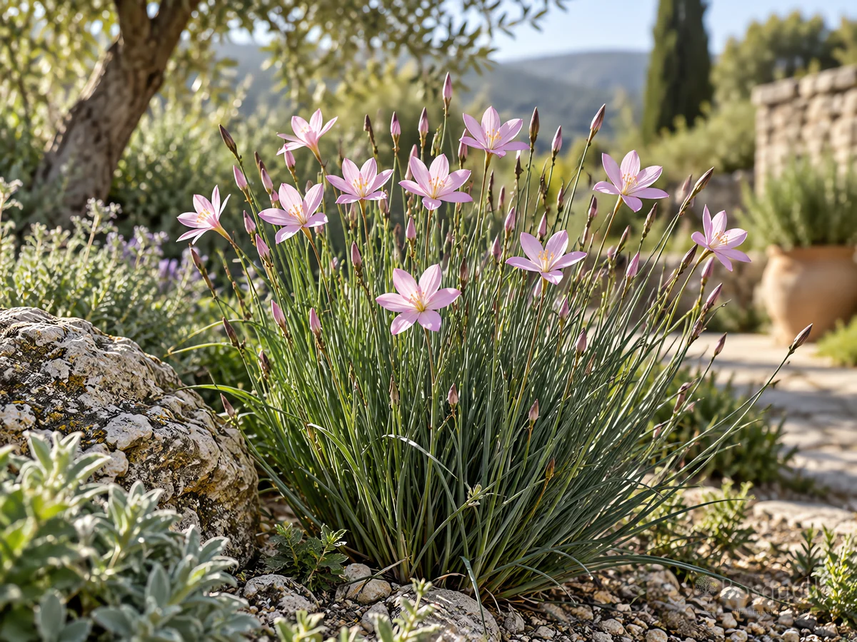 How to Grow Blue Grass Lily guide illustration