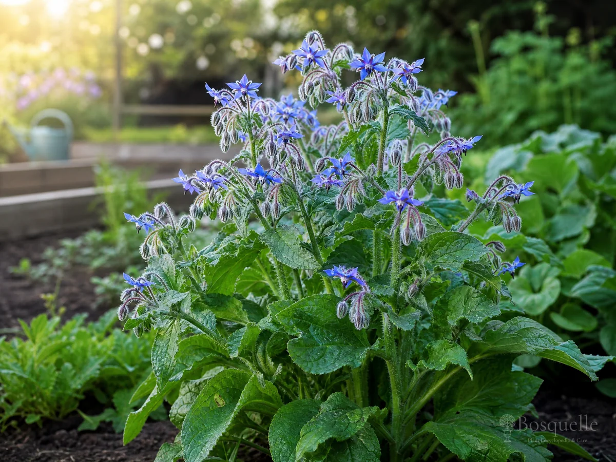 How to Grow Borage guide illustration