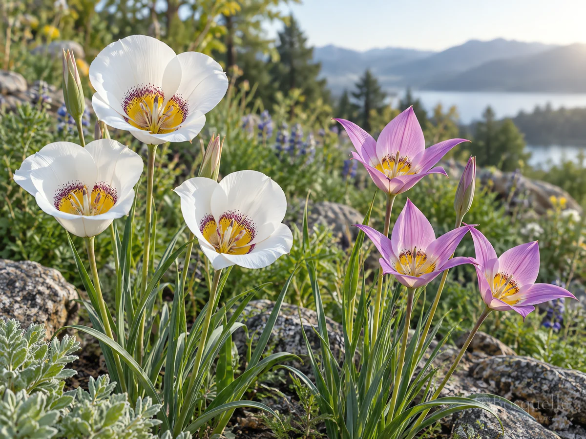 How to Grow Calochortus guide illustration