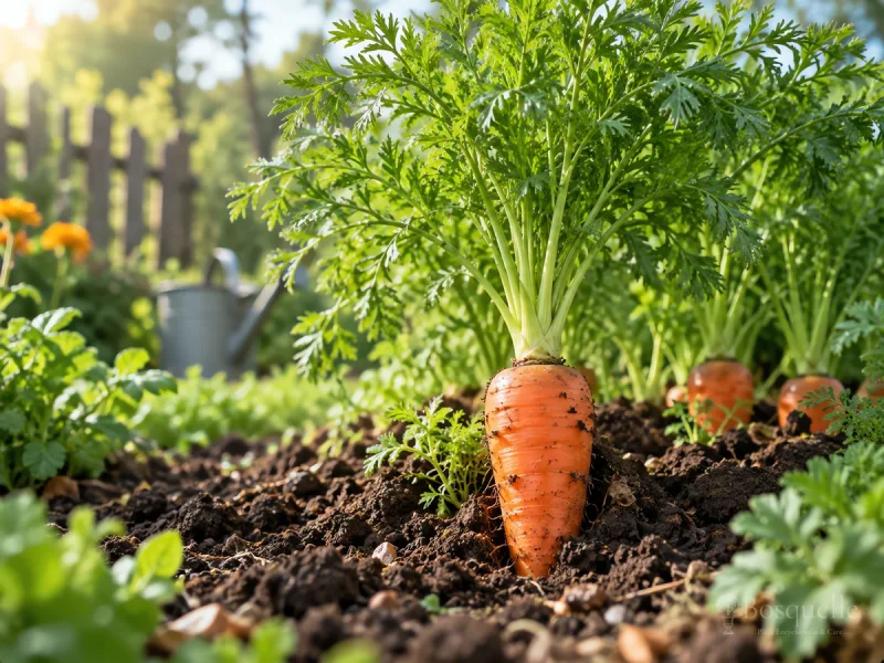 Grow and Care for a Carrot Plant guide illustration