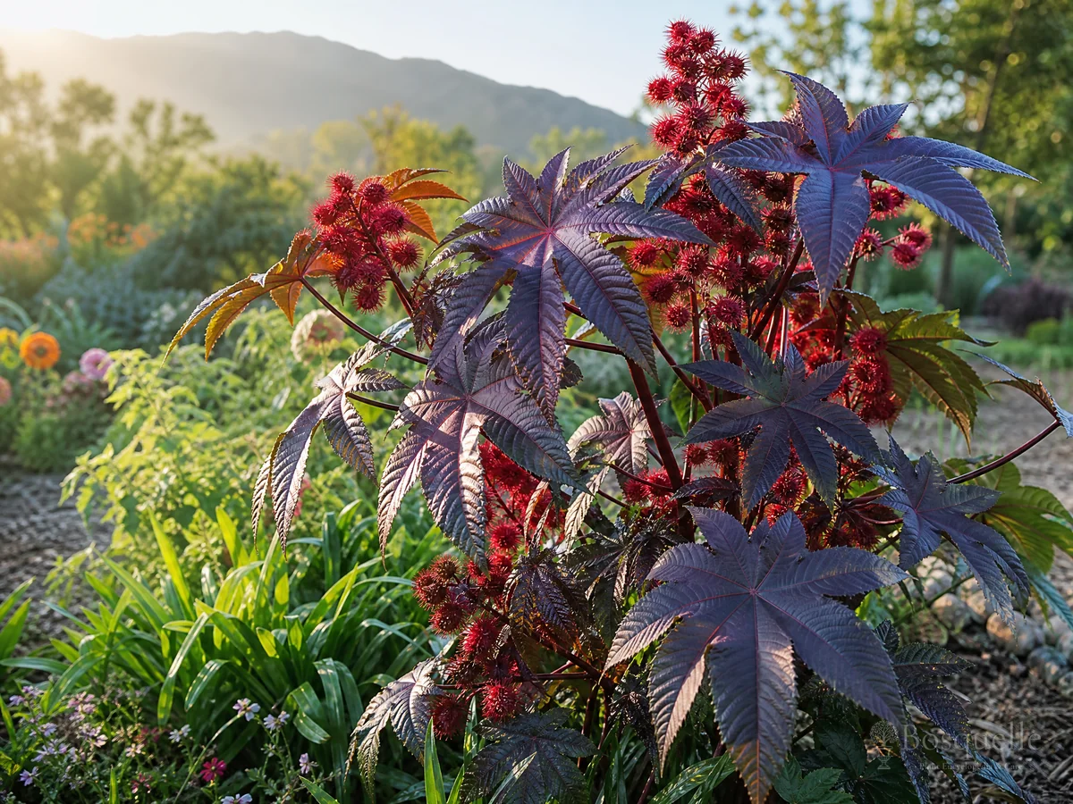 How to Grow Castor Bean guide illustration