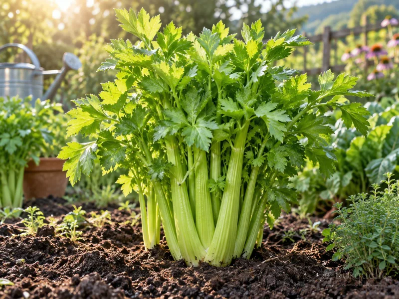 Grow and Care for Celery guide illustration