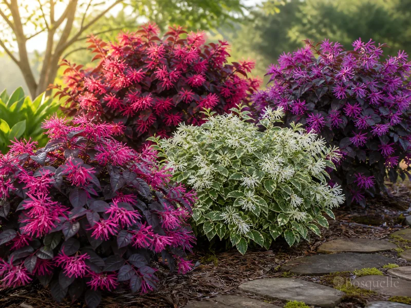 Grow and Care for Loropetalum guide illustration
