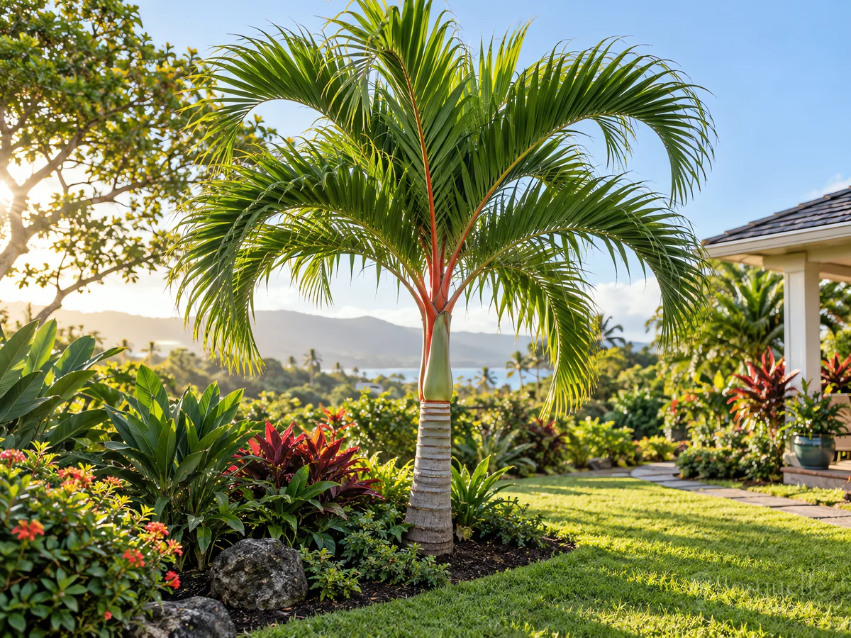 How to Grow Christmas Palm guide illustration