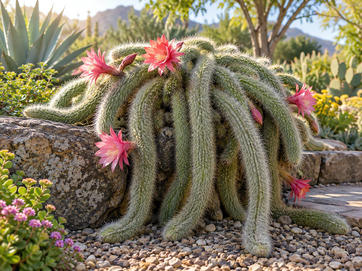 Grow and Care for Dog Tail Cactus guide illustration