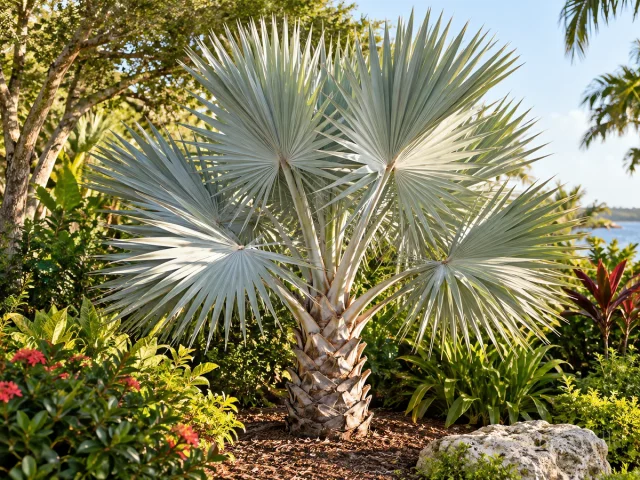 Grow and Care for Florida Silver Palm guide illustration