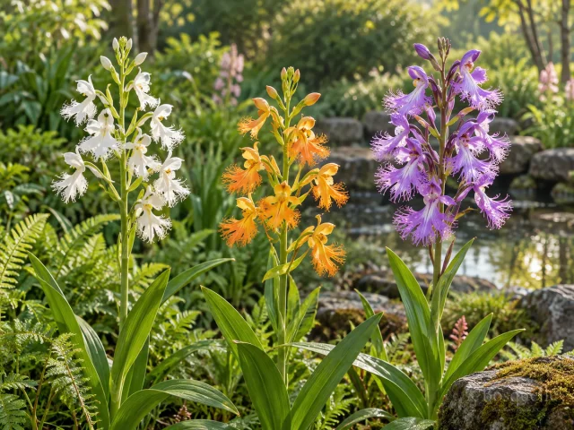 Grow and Care for Fringed Orchid guide illustration
