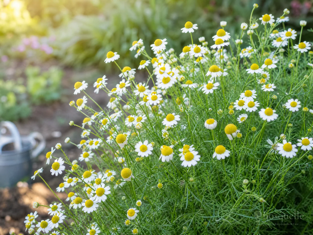 How to Grow German Chamomile guide illustration