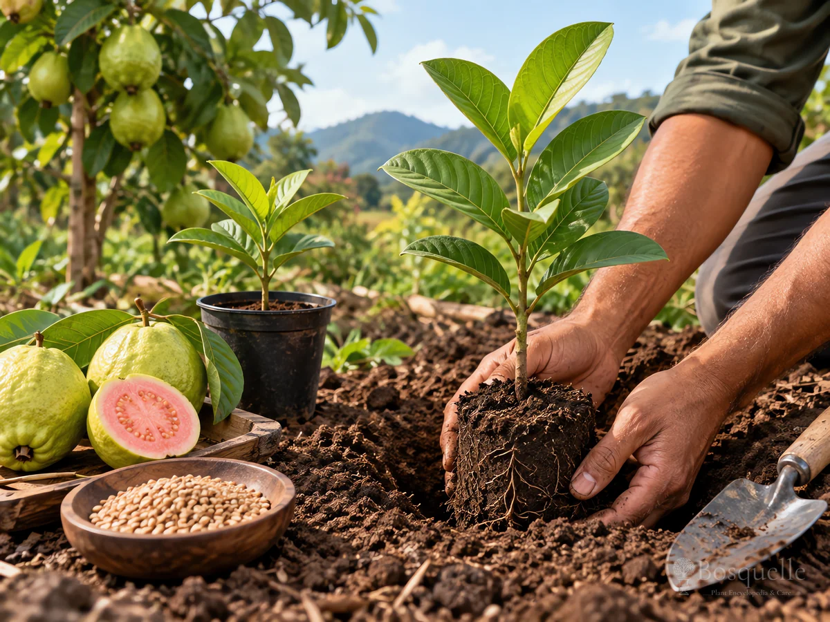 How to Grow Guava from Seed guide illustration