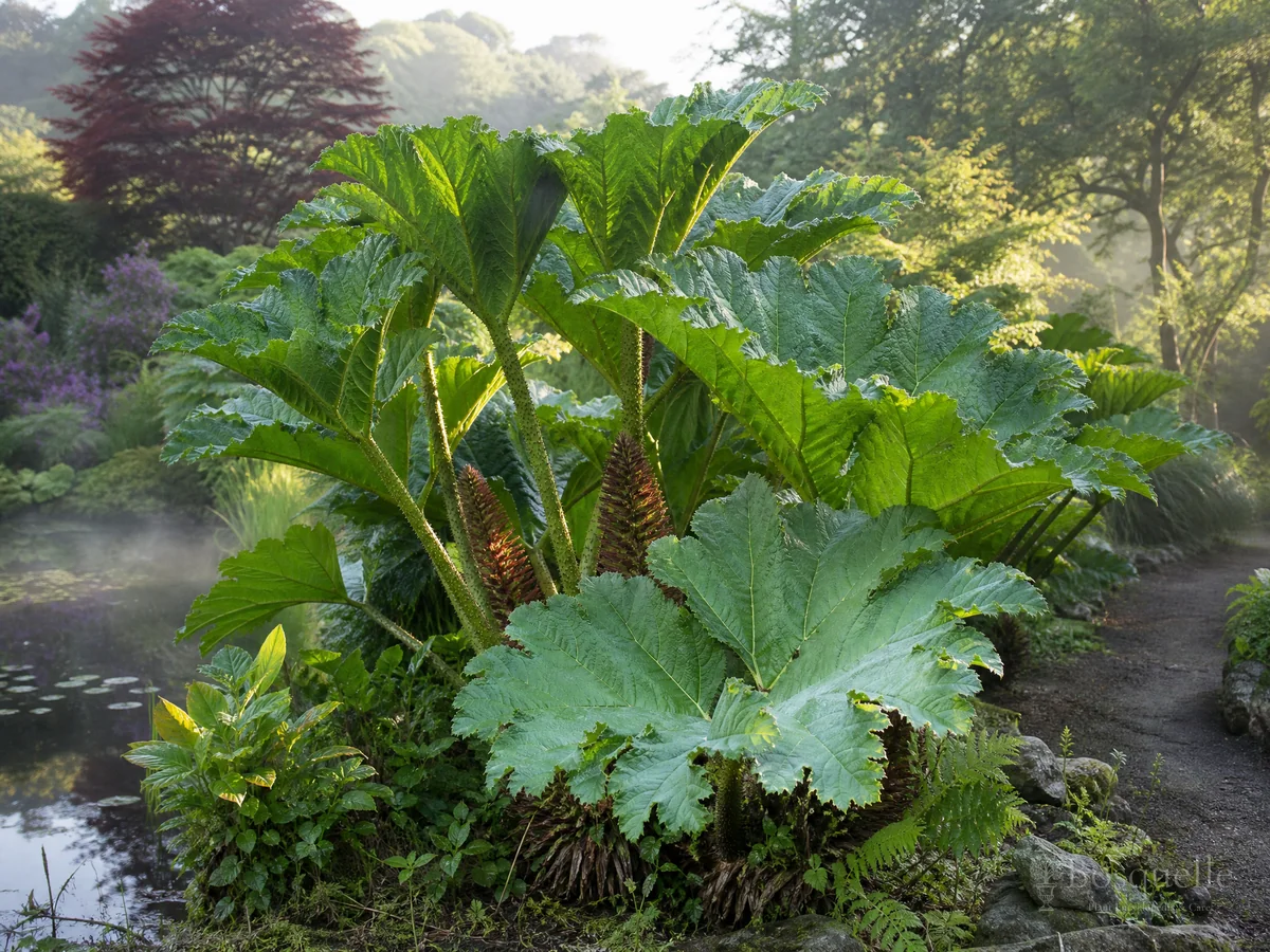 Grow and Care for Gunnera guide illustration