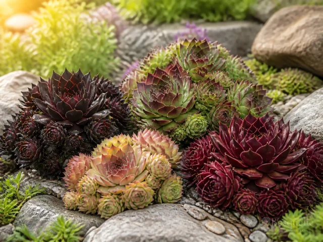 How to Grow Hens and Chicks — for Hens and Chicks 'Gold Rush'
