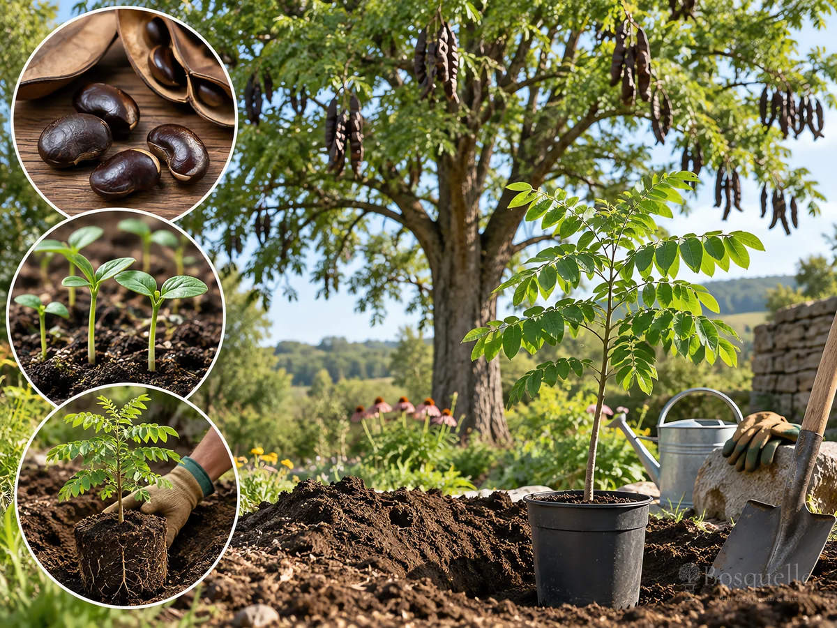 How to Grow Kentucky Coffee Tree from Seed guide illustration