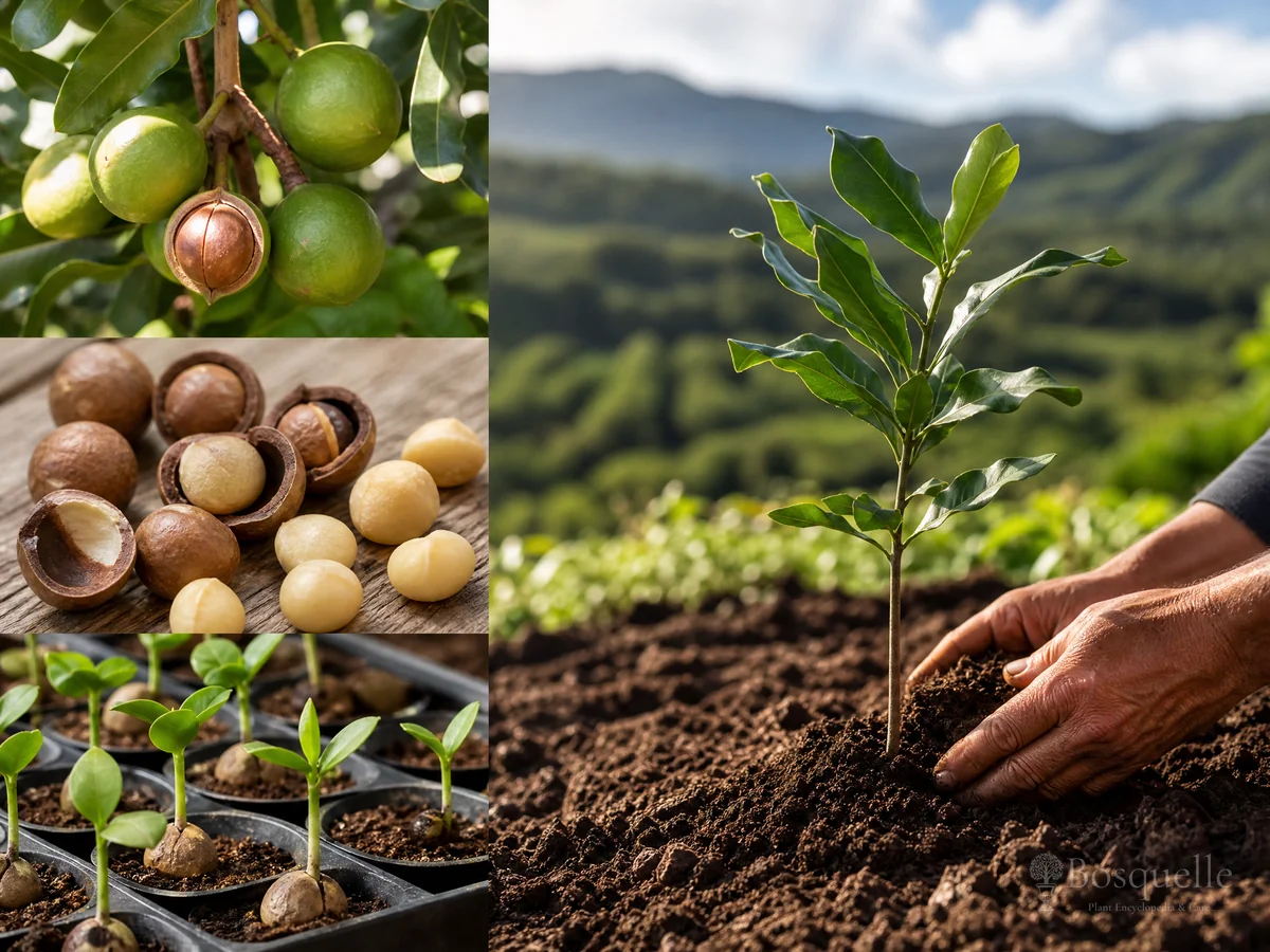 How to Grow Macadamia from Seed guide illustration