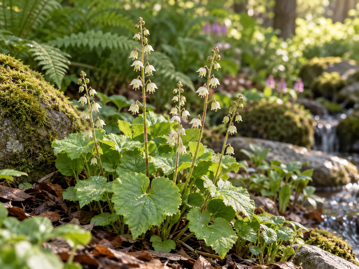 Grow and Care for Miterwort guide illustration
