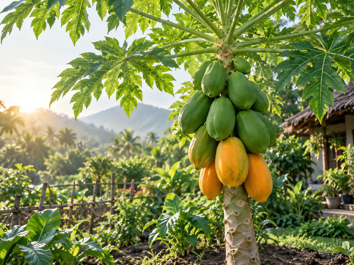 How to Grow Papaya guide illustration