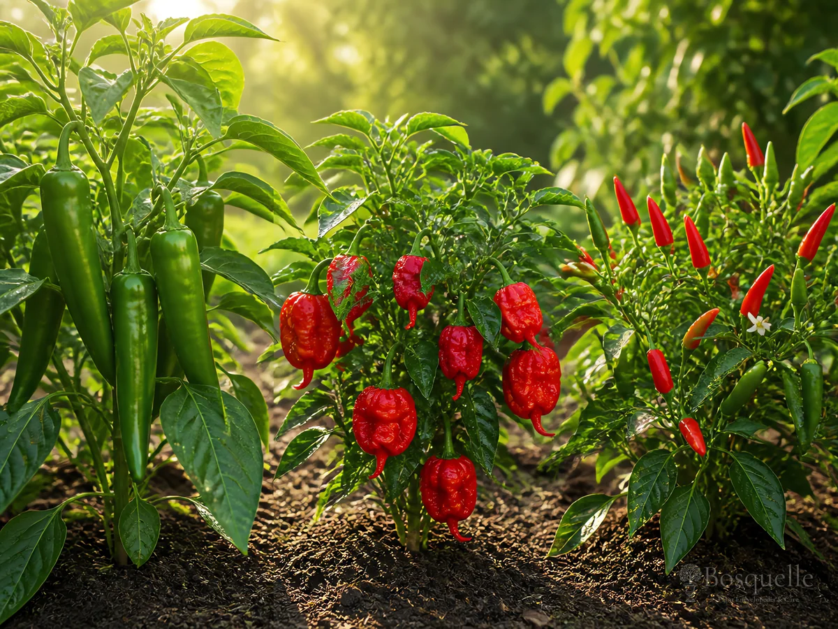 Grow and Care for Peppers guide illustration
