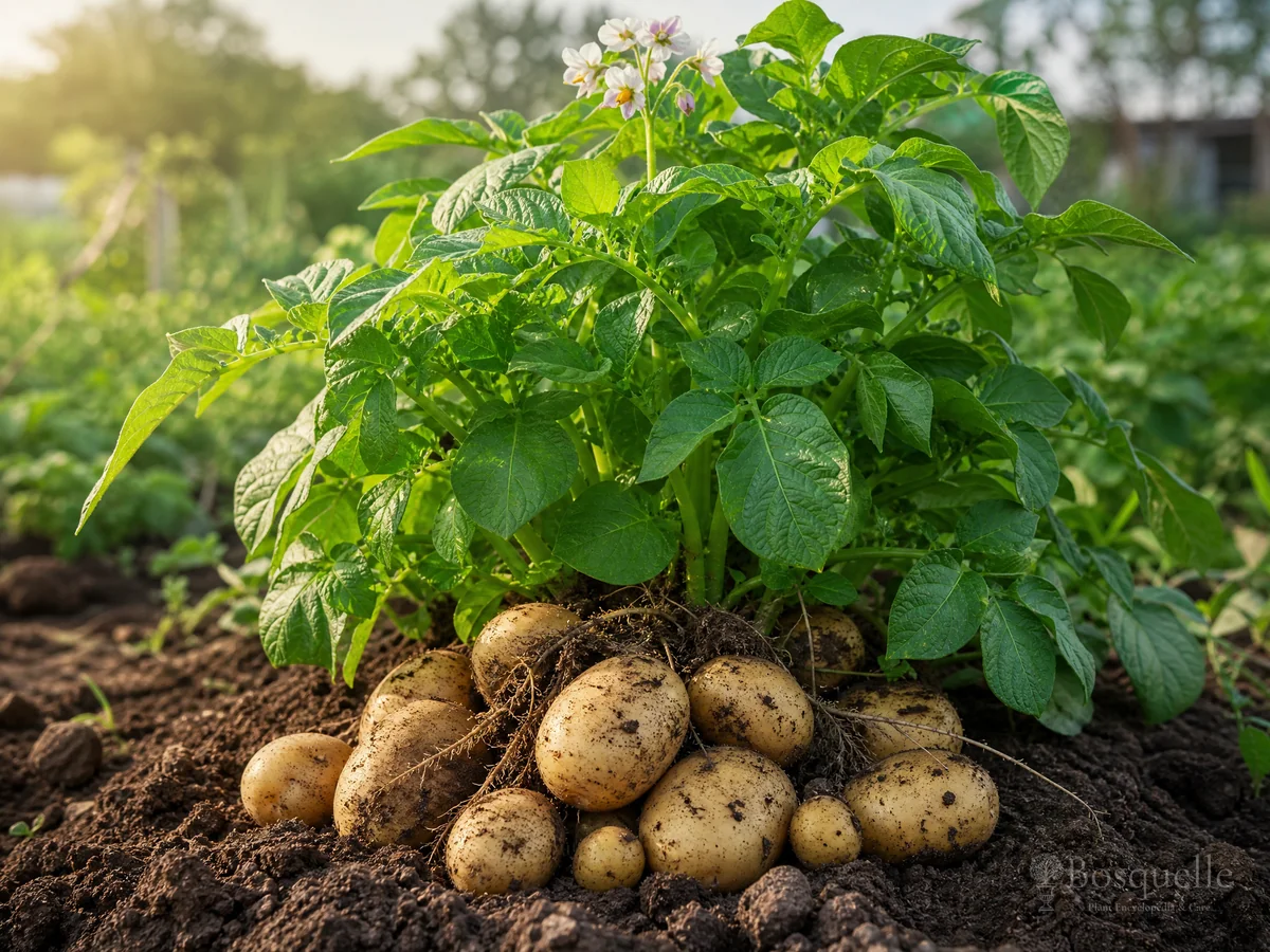 Grow and Care for Potatoes guide illustration