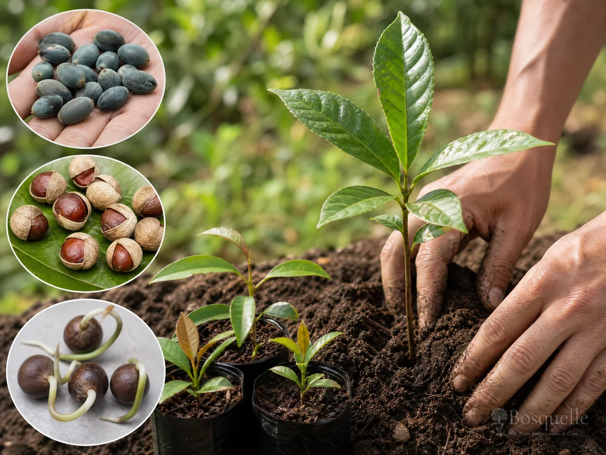 How to Grow Rudraksha from Seed guide illustration