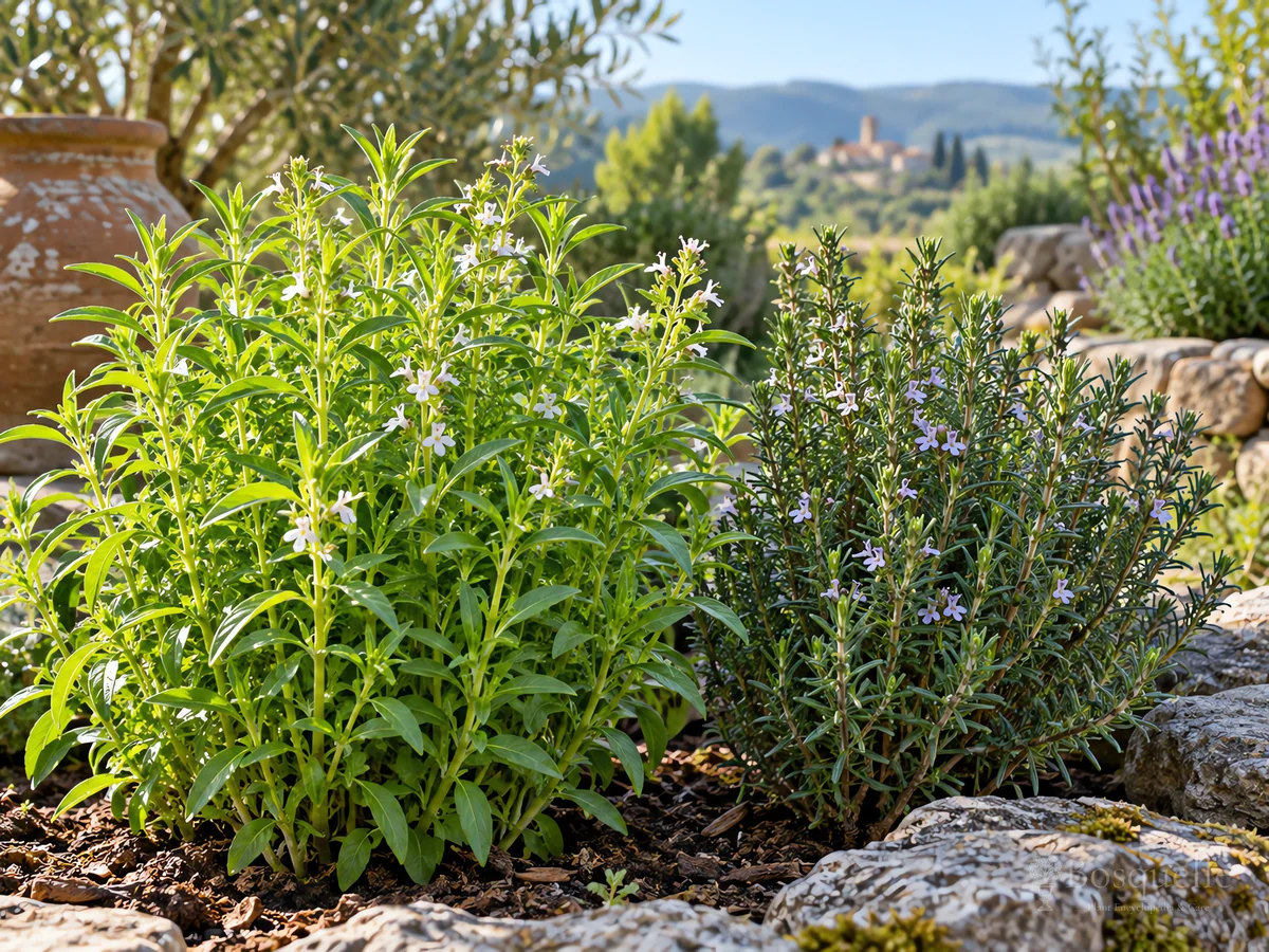 Grow and Care for Summer Savory guide illustration