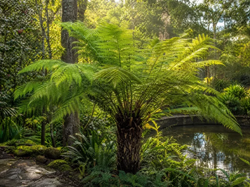 Grow and Care for Tasmanian Tree Fern guide illustration