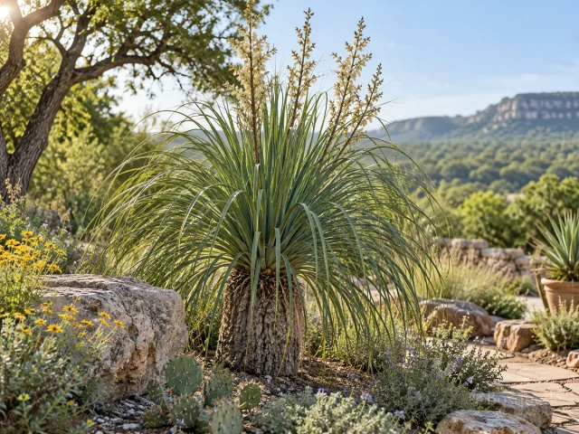 Grow and Care for Texas Sacahuista guide illustration