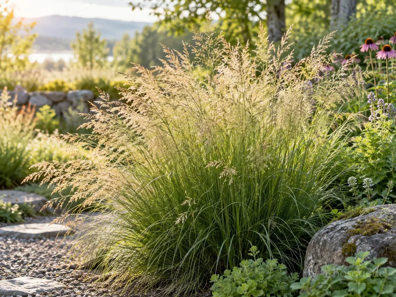Grow and Care for Tufted Hair Grass guide illustration