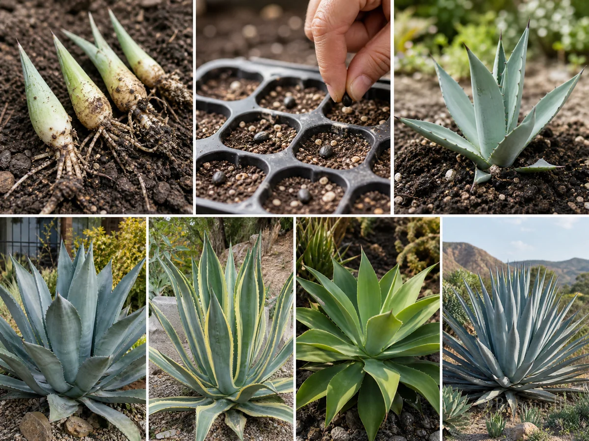 How to Propagate Agave guide illustration
