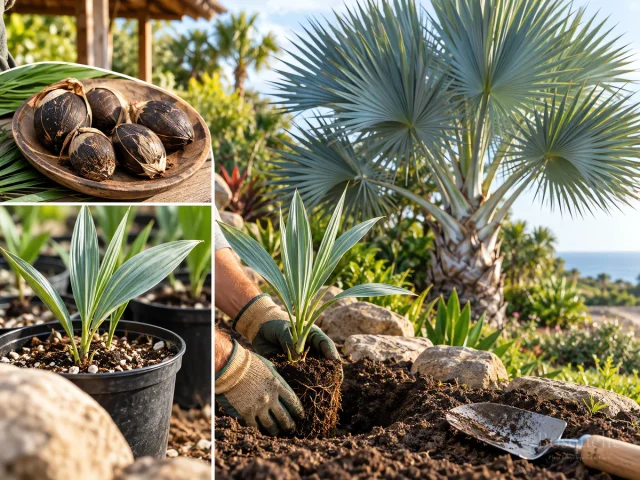 Propagate Blue Latan Palm From Fresh Seed