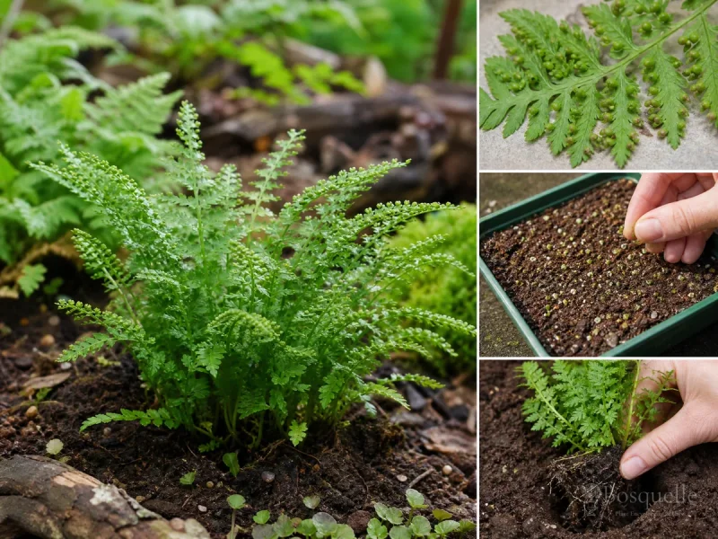 Propagate Bulblet Bladder Fern From Ripe Bulblets guide illustration